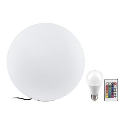 Eglo 55788 - LED RGBW Candeeiro exterior MONTEROLO-C 1xE27/9W/230V 2700-6500K IP65 diâmetro 50 cm + comando