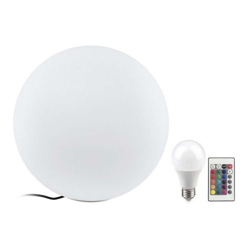 Eglo 55788 - LED RGBW Candeeiro exterior MONTEROLO-C 1xE27/9W/230V 2700-6500K IP65 diâmetro 50 cm + comando