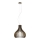 Eglo 61917 - Candeeiro suspenso TINDORI 1xE27/60W/230V diâmetro 38 cm castanho