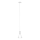 Eglo 62264 - Candeeiro suspenso PASCOA PRO 1xE27/60W/230V 16,8 cm branco
