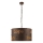 Eglo 62331 - Candeeiro suspenso COLDINGHAM PRO 3xE27/60W/230V castanho