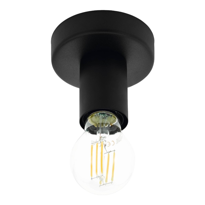 Eglo 64104 - Iluminação de teto IGUALA 1xE27/40W/230V preto