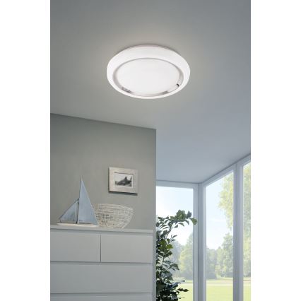 Eglo 64529 - Iluminação de teto LED RGBW com regulação CAPASSO-C LED/17W/230V branco
