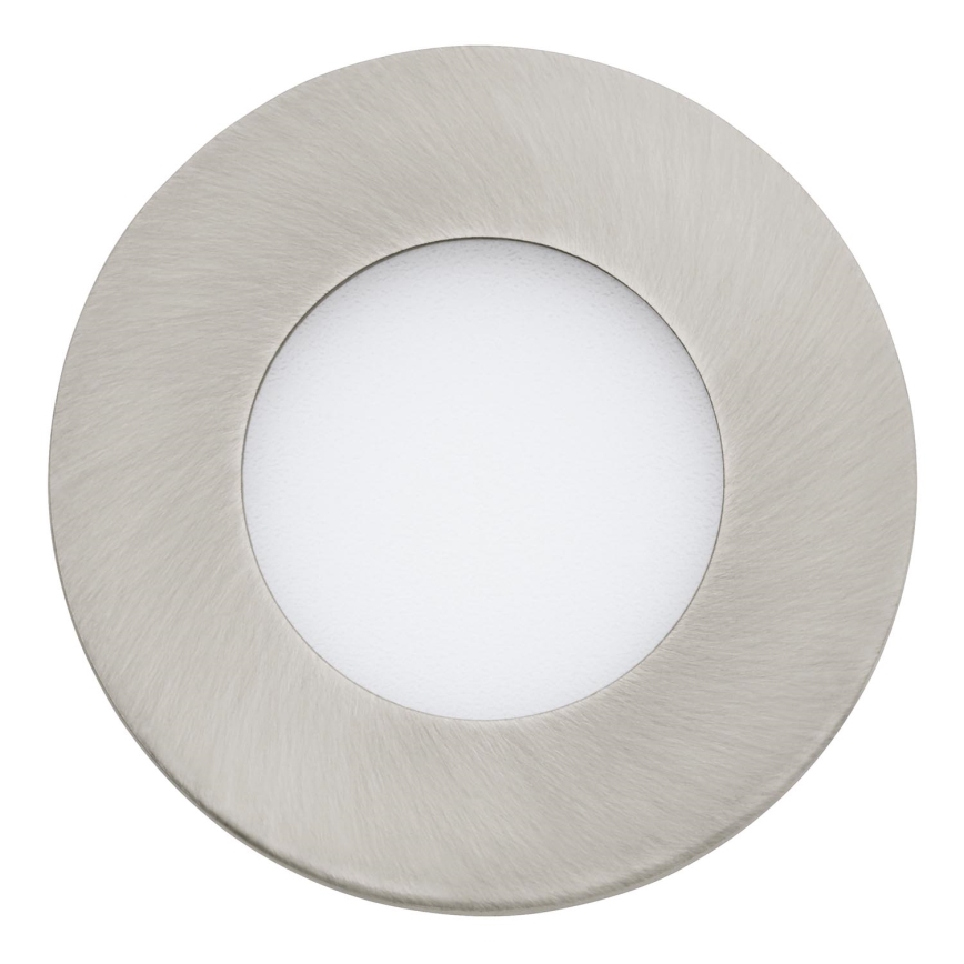 Eglo 64621 - Foco de encastrar LED FUEVA 1 PRO LED/2,7W/230V 3000K diâmetro 8,5 cm cromado mate