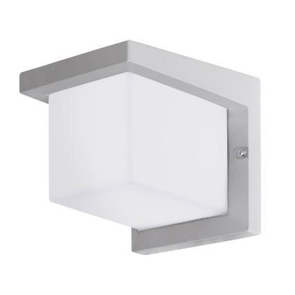 Eglo 65045 - Iluminação de parede exterior LED DESELLA PRO LED/10W/230V IP54 prateado