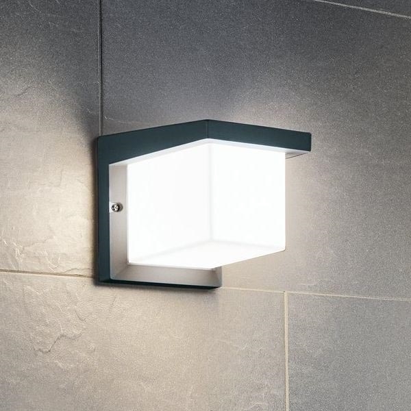 Eglo 65046 - Iluminação de parede exterior LED DESELLA PRO LED/10W/230V IP54 antracite