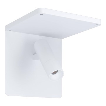 Eglo 67562 - LED Iluminação de parede com prateleira CIGLIE LED/8,1W/230V branco