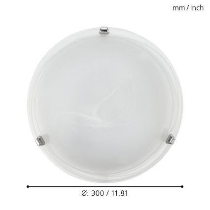 Eglo - Luz de teto 1xE27/60W/230V
