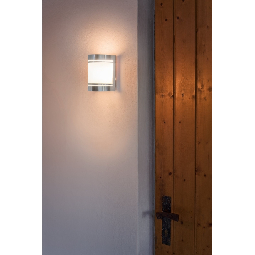 Eglo 74009 - Iluminação de parede exterior ROSADA 1xE27/40W/230V IP44