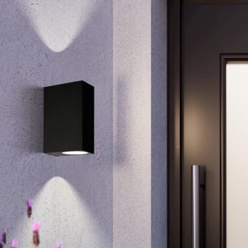 Eglo 74023 - Iluminação de parede exterior SCOGLIERA 2xGU10/5W/230V IP44