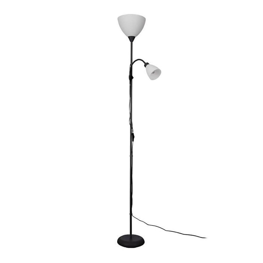 Eglo 74045 - Candeeiro de chão MONTANINI-E 1xE27/40W/230V + E14/25W