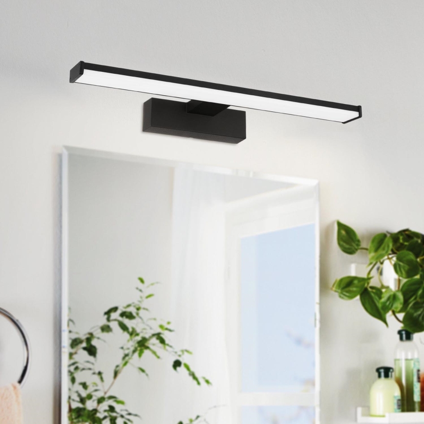 Eglo 74061 - Iluminação de espelho para casa de banho LED GALENZANA LED/7,4W/230V 4000K 40 cm IP44 preto