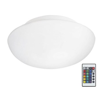 Eglo 75352 - Iluminação de teto LED RGB com regulação ELLA-C 2xE27/7,5W/230V + controlo remoto