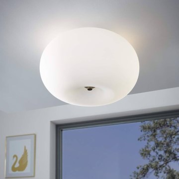 Eglo 75353 - Iluminação de teto LED RGBW com regulação OPTICA-C 2xE27/7,5W/230V diâmetro 35 cm + comando
