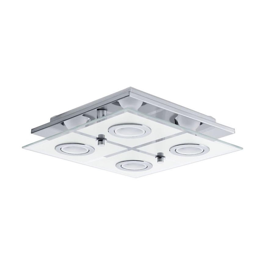 Eglo 75378 - Iluminação de teto LED RGBW com regulação CABO-C 4xGU10/4W/230V + comando