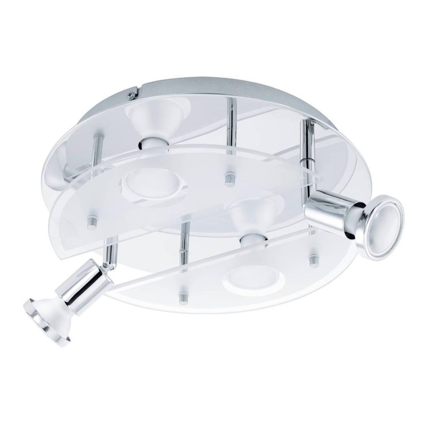 Eglo 75381 - Foco LED RGBW com regulação CABO-C 4xGU10/4W/230V + comando