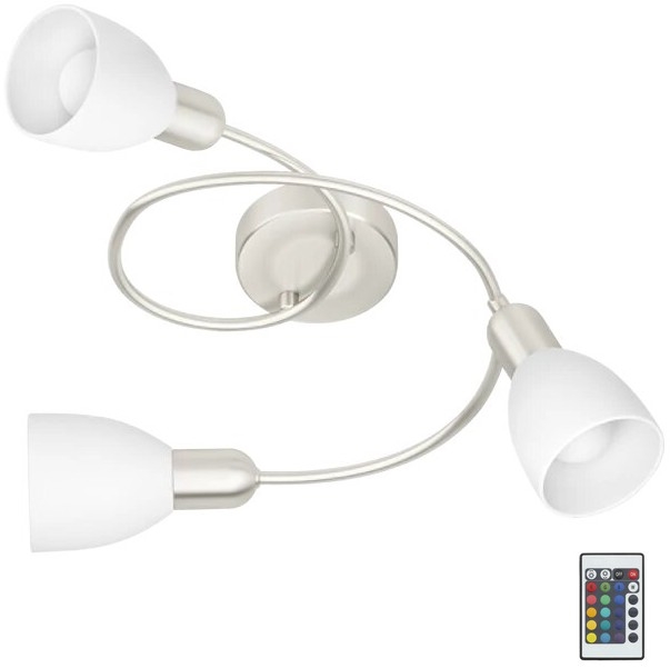Eglo 75388 - Candeeiro integrado LED RGBW com regulação GRIMSEY-C 3xE14/4W/230V + comando