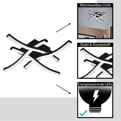 Eglo - Candelabro integrado LED LED/16W/230V