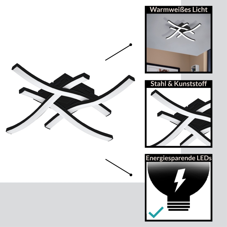 Eglo - Candelabro integrado LED LED/16W/230V