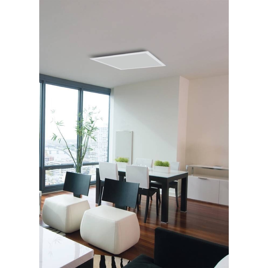 Eglo 75525 - Iluminação de teto LED RGBW com regulação SALOBRENA LED/12W/230V + comando