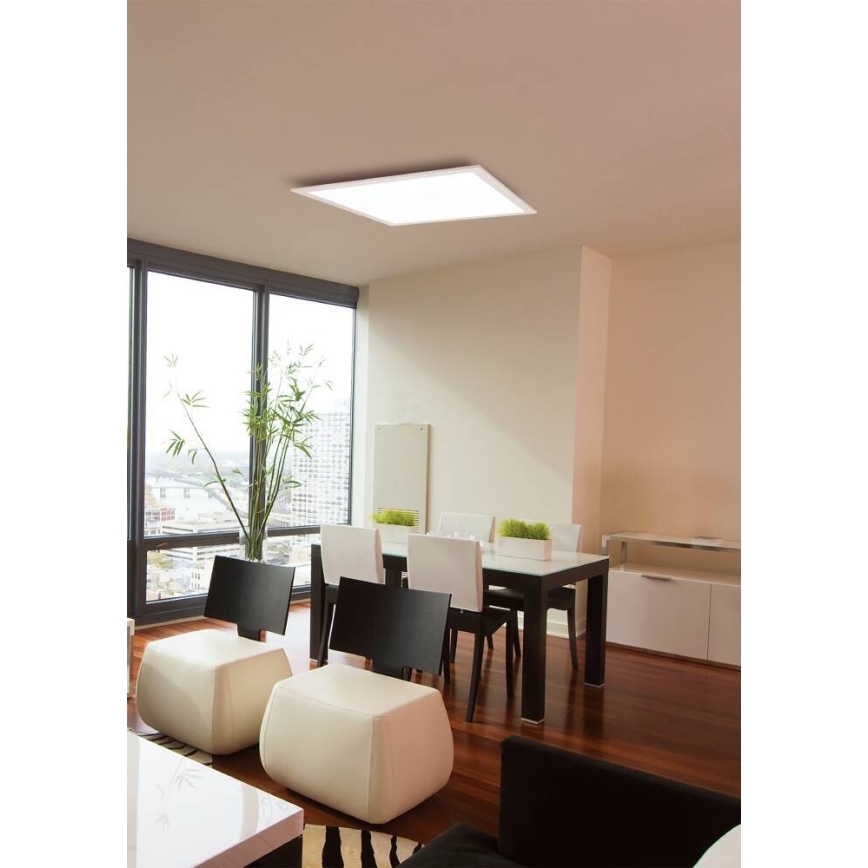 Eglo 75525 - Iluminação de teto LED RGBW com regulação SALOBRENA LED/12W/230V + comando