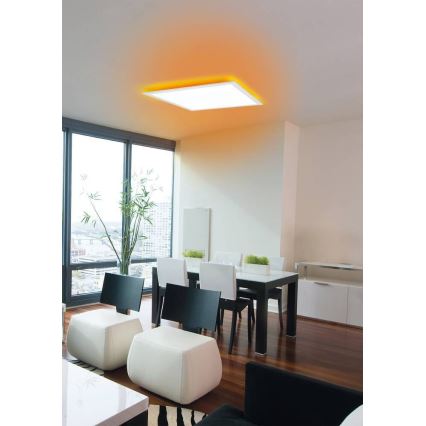 Eglo 75525 - Iluminação de teto LED RGBW com regulação SALOBRENA LED/12W/230V + comando