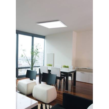 Eglo 75525 - Iluminação de teto LED RGBW com regulação SALOBRENA LED/12W/230V + comando