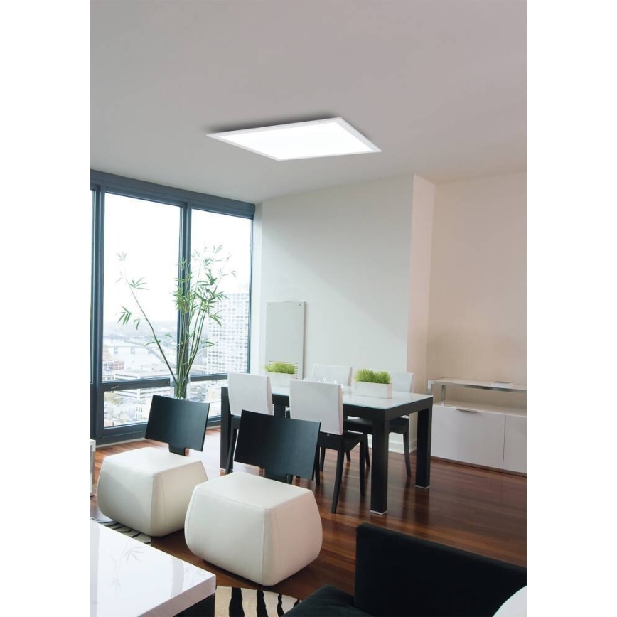 Eglo 75525 - Iluminação de teto LED RGBW com regulação SALOBRENA LED/12W/230V + comando