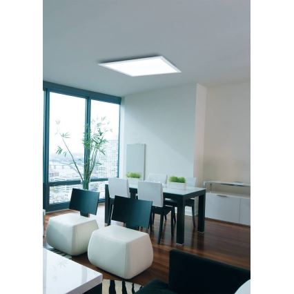 Eglo 75525 - Iluminação de teto LED RGBW com regulação SALOBRENA LED/12W/230V + comando