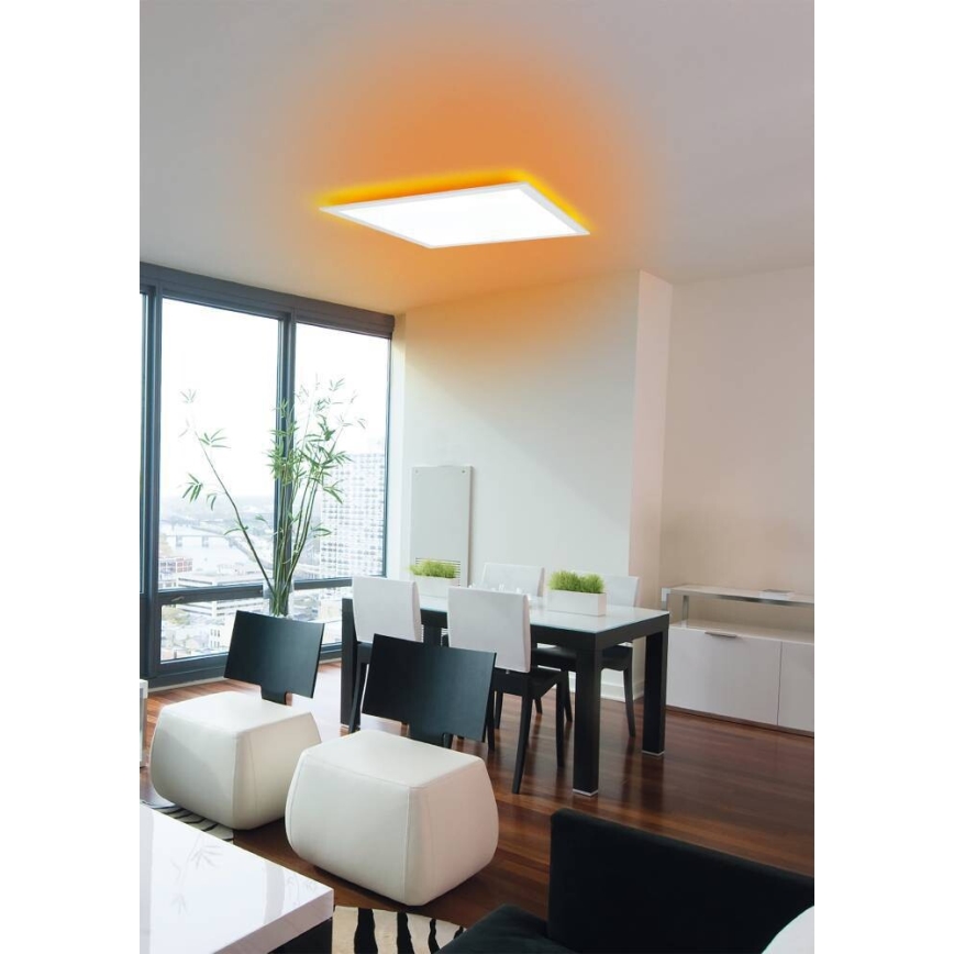 Eglo 75525 - Luminária de teto LED RGBW regulável SALOBRENA LED/12W/230V 2700-6500K + comando à distância