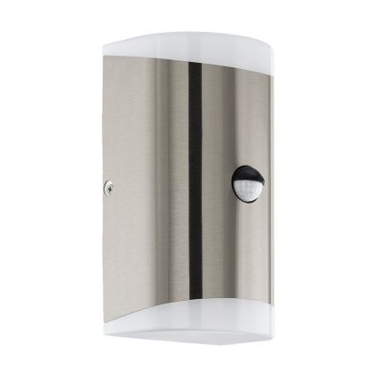 Eglo - Iluminação de parede exterior LED com sensor 2xGU10/4,6W/230V IP44