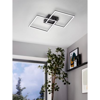 Eglo - Candelabro integrado LED com regulação LED/28W/230V 3000-6500K + controlo remoto