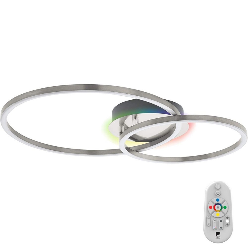Eglo - Candelabro integrado LED RGB com regulação LED/21,5W/230V 3000-6500K + controlo remoto