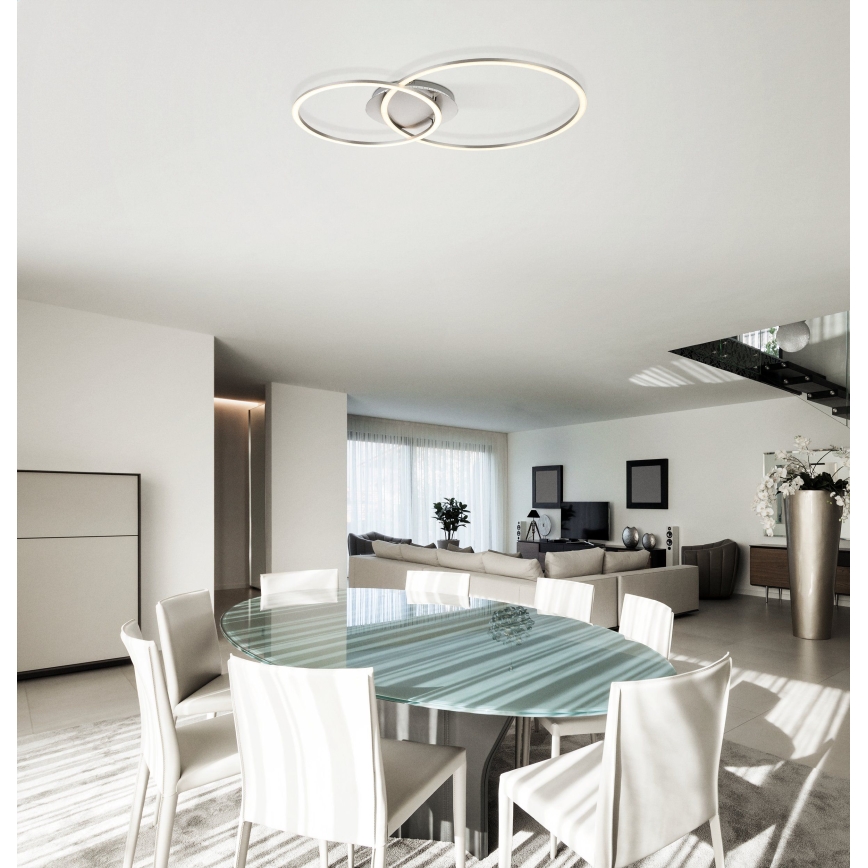 Eglo - Candelabro integrado LED RGB com regulação LED/21,5W/230V 3000-6500K + controlo remoto