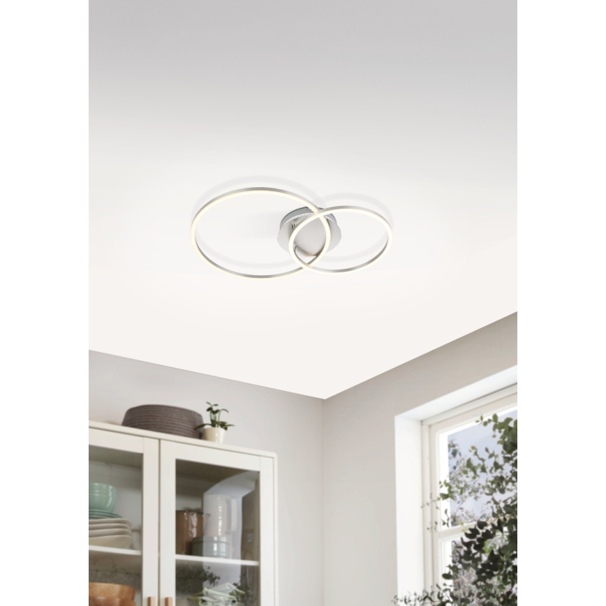 Eglo - Candelabro integrado LED RGB com regulação LED/21,5W/230V 3000-6500K + controlo remoto