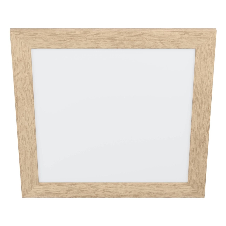 Eglo 75643 - Iluminação de teto LED CALEMAR LED/19W/230V 4000K 43,7x 43,7 cm castanho