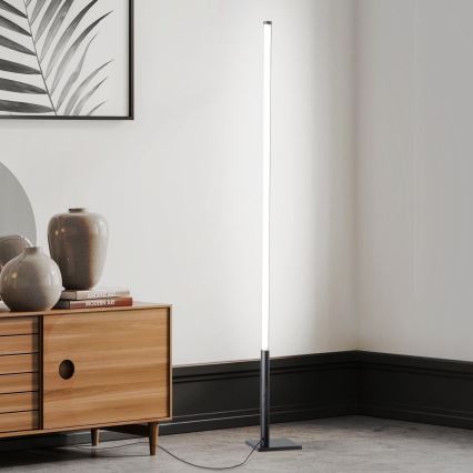 Eglo - Candeeiro de chão LED com regulação  LED/14W/230V 2700-6500K + controlo remoto