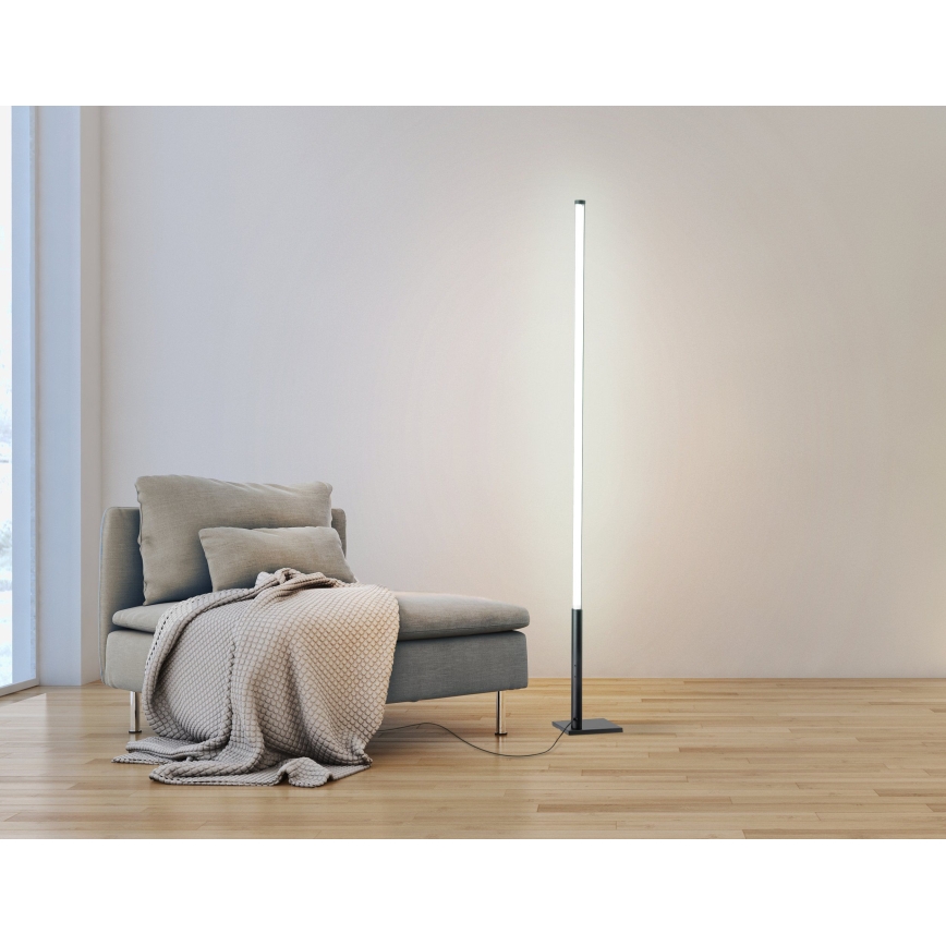 Eglo - Candeeiro de chão LED com regulação  LED/14W/230V 2700-6500K + controlo remoto
