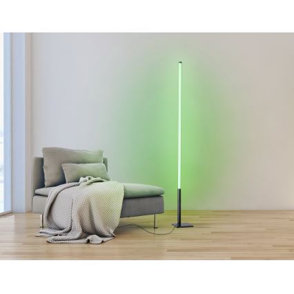 Eglo - Candeeiro de chão LED RGB com regulação LED/13,5W/230V 2700-6500K + controlo remoto