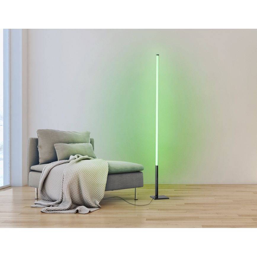 Eglo - Candeeiro de chão LED RGB com regulação LED/13,5W/230V 2700-6500K + controlo remoto