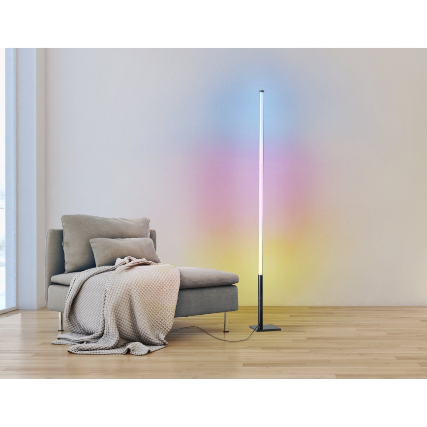 Eglo - Candeeiro de chão LED RGB com regulação LED/13,5W/230V 2700-6500K + controlo remoto