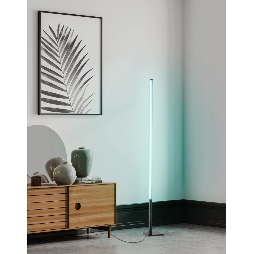 Eglo - Candeeiro de chão LED RGB com regulação LED/13,5W/230V 2700-6500K + controlo remoto