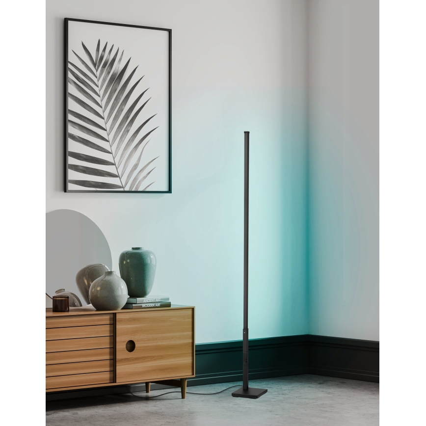 Eglo - Candeeiro de chão LED RGB com regulação LED/13,5W/230V 2700-6500K + controlo remoto