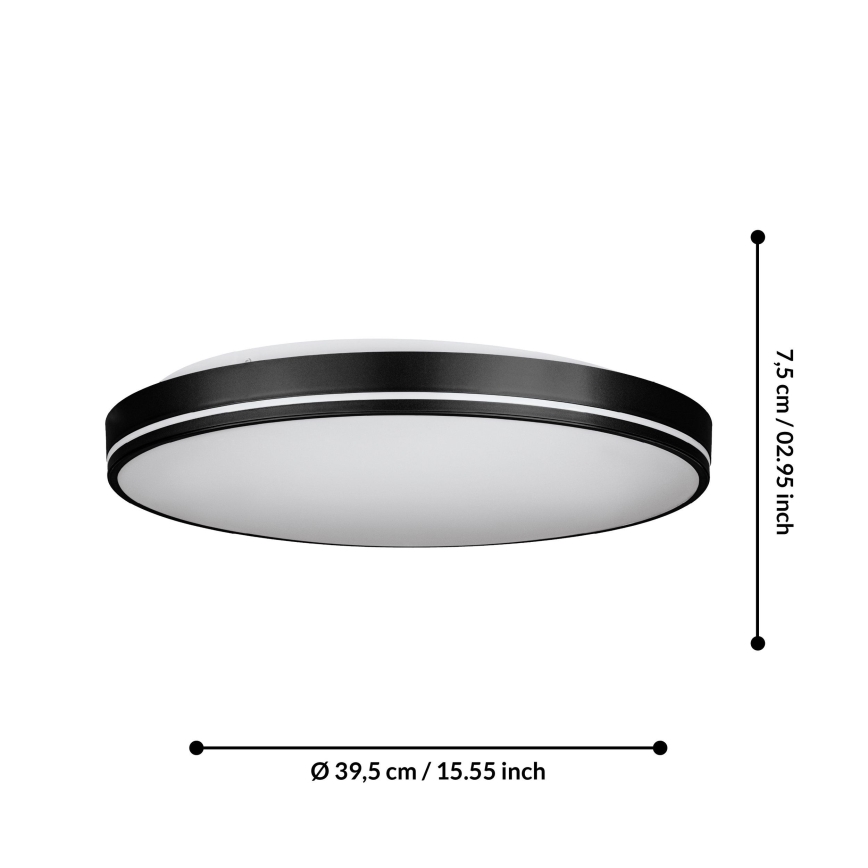 Eglo - Iluminação de teto LED com regulação LED/22W/230V 3000-6500K + controlo remoto