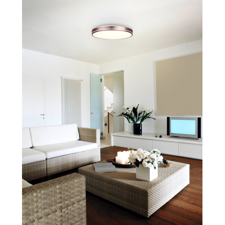Eglo - Iluminação de teto LED com regulação LED/22W/230V 3000-6500K + controlo remoto