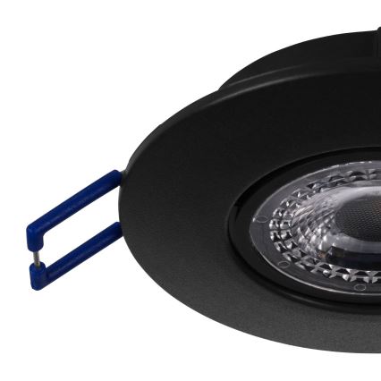 Eglo 75765 - CONJUNTO 3x Focos de encastrar LED ZUJAR LED/3,4W/230V preto