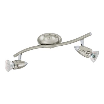 Eglo 78023 - Foco LED MAGNUM 2xGU10/3W/230V 3000K cromado mate