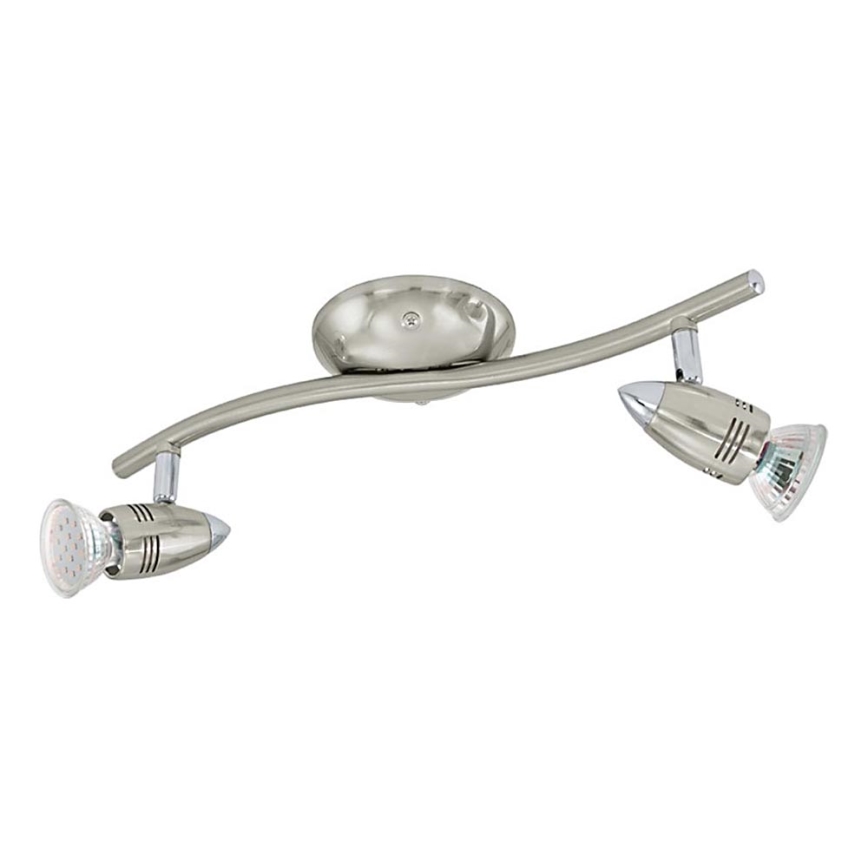 Eglo 78023 - Foco LED MAGNUM 2xGU10/3W/230V 3000K cromado mate