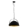 Eglo 78441 - Candeeiro suspenso COVALEDA 1xE27/60W/230V preto