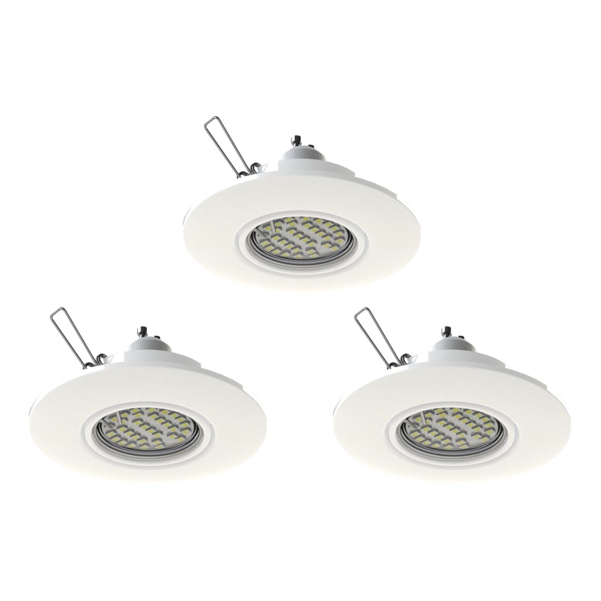 Eglo 78704 - CONJUNTO 3x Focos de encastrar LED PENETO 1xGU10/3,3W/230V branco